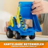 Rubble & Crew , Wheeler’s Dump Truck rotaļlieta ar kustīgām daļām un kolekcionējamo darbības figūru, bērnu rotaļlietas vecumam no 3 gadiem