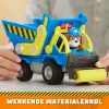 Rubble & Crew , Wheeler’s Dump Truck rotaļlieta ar kustīgām daļām un kolekcionējamo darbības figūru, bērnu rotaļlietas vecumam no 3 gadiem