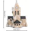 Celtniecības klucīši Cobi Sainte-Mère-Église baznīca 2280 gabali 10 gadi
