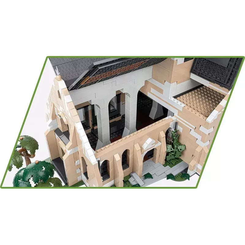 Celtniecības klucīši Cobi Sainte-Mère-Église baznīca 2280 gabali 10 gadi