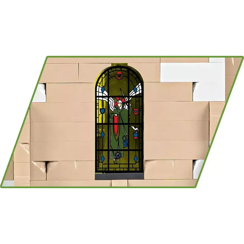 Celtniecības klucīši Cobi Sainte-Mère-Église baznīca 2280 gabali 10 gadi