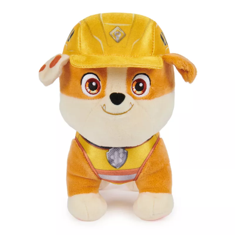 Rubble & Crew, augstākās kvalitātes mīkstās rotaļlietas, 7 collu Charger plīša rotaļlieta celtniecības formā, bērnu rotaļlietas zēniem un meitenēm no 3 gadu vecuma