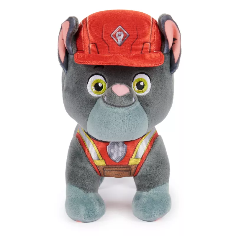 Rubble & Crew, augstākās kvalitātes mīkstās rotaļlietas, 7 collu Charger plīša rotaļlieta celtniecības formā, bērnu rotaļlietas zēniem un meitenēm no 3 gadu vecuma