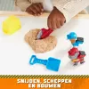 Rubble & Crew, Charger un Wheeler darbības figūriņas ar Kinetic Build-It smiltīm un 2 būvniecības rīkiem, PAW Patrol rotaļlietas zēniem un meitenēm no 3 gadu vecuma
