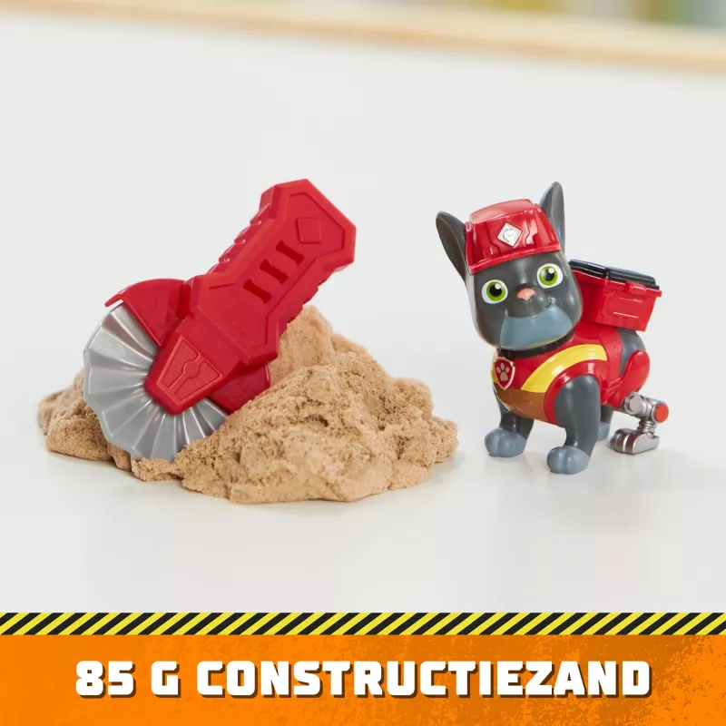 Rubble & Crew, Charger un Wheeler darbības figūriņas ar Kinetic Build-It smiltīm un 2 būvniecības rīkiem, PAW Patrol rotaļlietas zēniem un meitenēm no 3 gadu vecuma