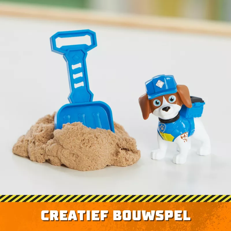 Rubble & Crew, Charger un Wheeler darbības figūriņas ar Kinetic Build-It smiltīm un 2 būvniecības rīkiem, PAW Patrol rotaļlietas zēniem un meitenēm no 3 gadu vecuma