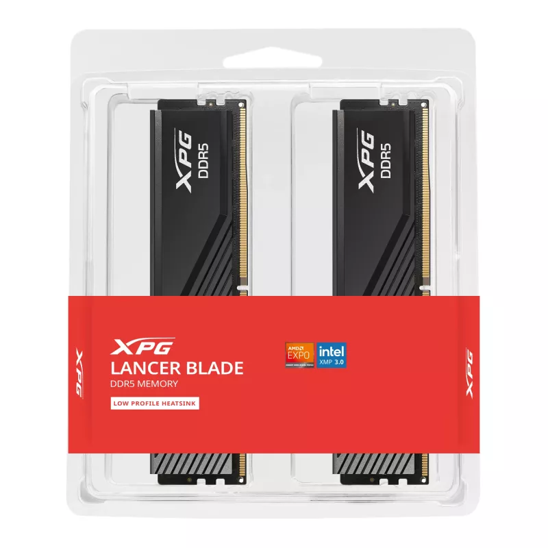 DIMM 32 GB DDR5-5600 (1x 32 GB), Arbeitsspeicher schwarz, AX5U5600C4632G-SLABBK, XPG Lancer Blade, INTEL XMP, AMD EXPO
