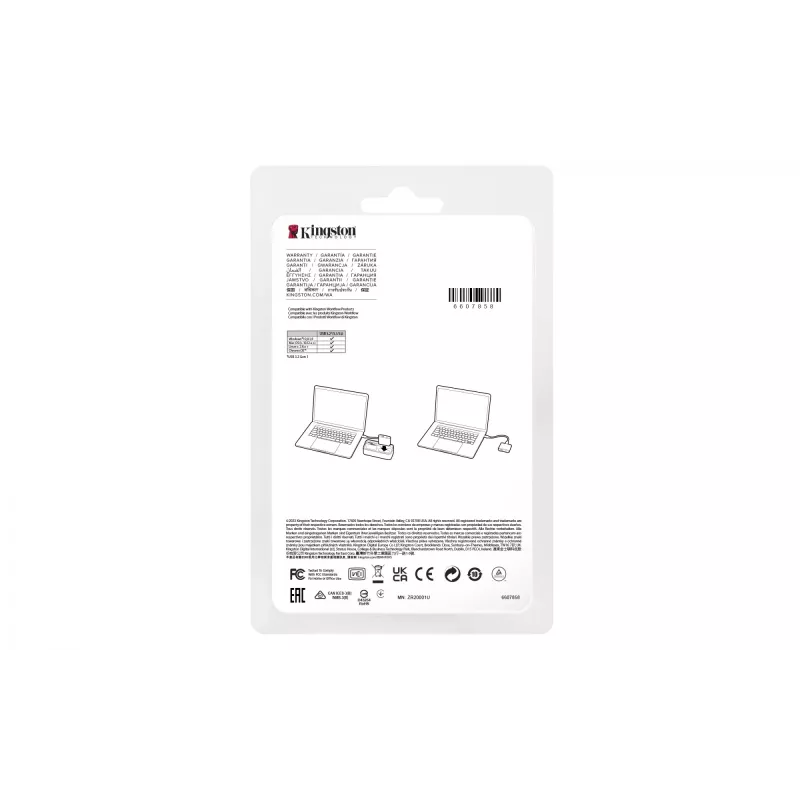 Kingston Technology USB 3.2 Gen 1 Workflow 5G USB-A un USB-C mini centrālmezgls