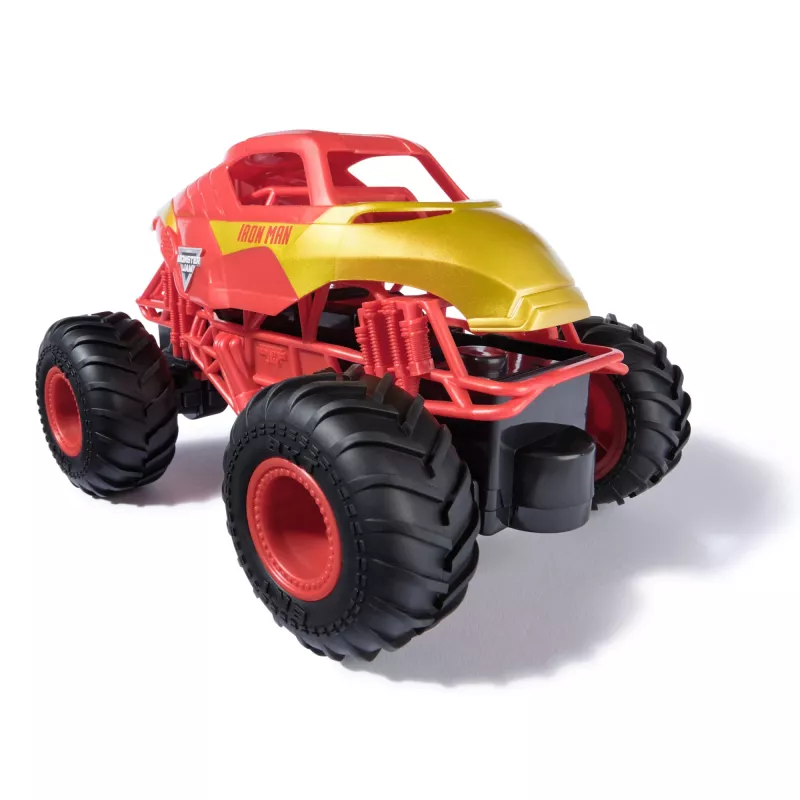 Monster Jam, Marvel Iron Man RC Monster Truck, mērogā 1:24, rotaļlietas zēniem un meitenēm no 3 gadu vecuma