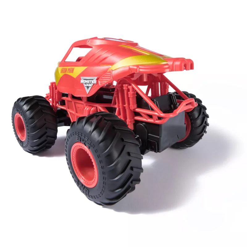 Monster Jam, Marvel Iron Man RC Monster Truck, mērogā 1:24, rotaļlietas zēniem un meitenēm no 3 gadu vecuma
