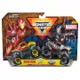 Monster Jam , Marvel Official Iron Man Vs. War Machine Die-Cast Monster Trucks, 1:64 mērogā, rotaļlietas zēniem un meitenēm no 3 gadu vecuma