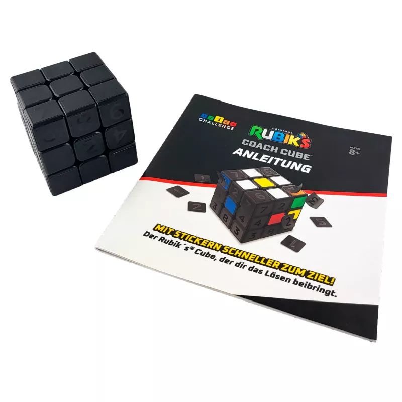Rubik’s Coach Cube, iemācies salikt 3x3 kubu ar uzlīmēm, ceļvedi un video | Stresa mazināšanas fidget rotaļlieta | Pieaugušo fidget kubs | Vecumam no 8 gadiem