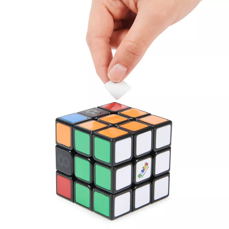 Rubik’s Coach Cube, iemācies salikt 3x3 kubu ar uzlīmēm, ceļvedi un video | Stresa mazināšanas fidget rotaļlieta | Pieaugušo fidget kubs | Vecumam no 8 gadiem