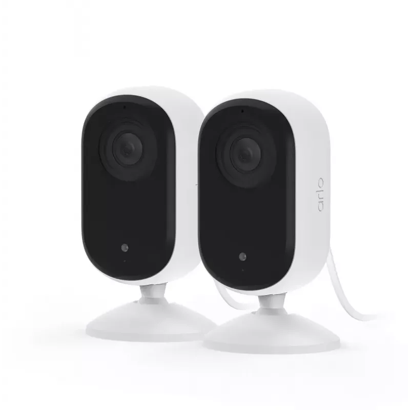 IP drošības kamera Arlo Essential 2K Indoor Security Camera 2-pack bezvadu iekštelpām