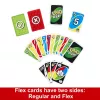Kāršu spēle MATTEL Games UNO Flex — nomešanas kāršu spēle, vecums 7+
