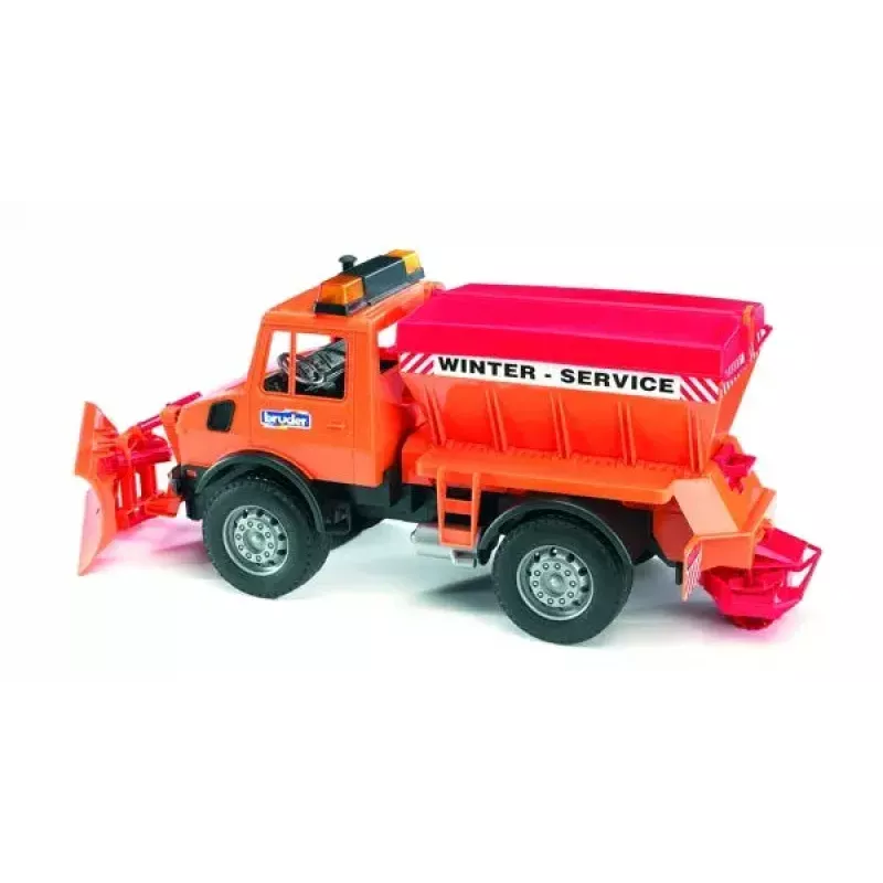 Kravas automašīna BRUDER MB Unimog, ABS konstrukcija, ieteicamais vecums 4+