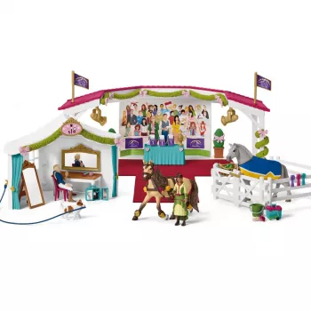 Lauku sēta Schleich HORSE CLUB Lielā zirgu izstāde