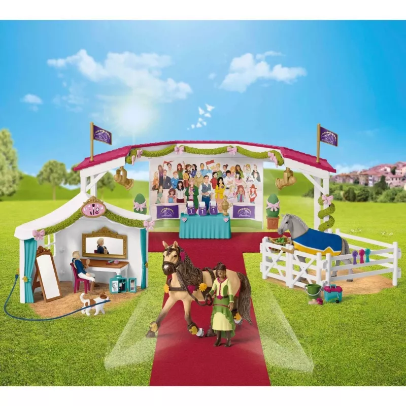 Lauku sēta Schleich HORSE CLUB Lielā zirgu izstāde