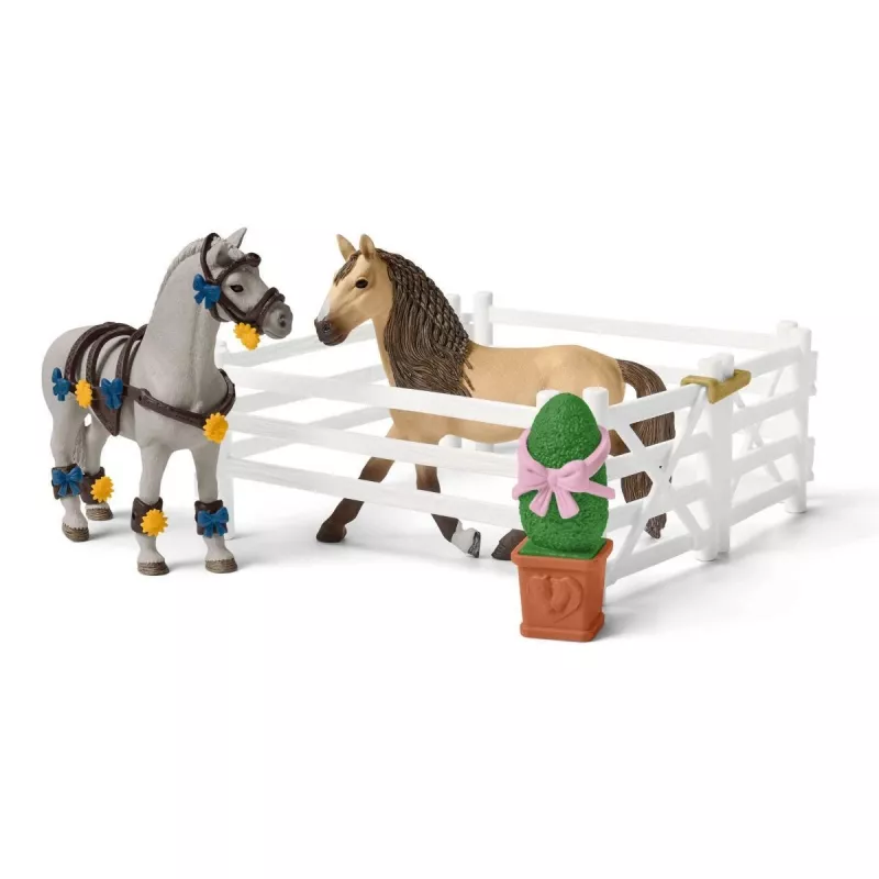 Lauku sēta Schleich HORSE CLUB Lielā zirgu izstāde