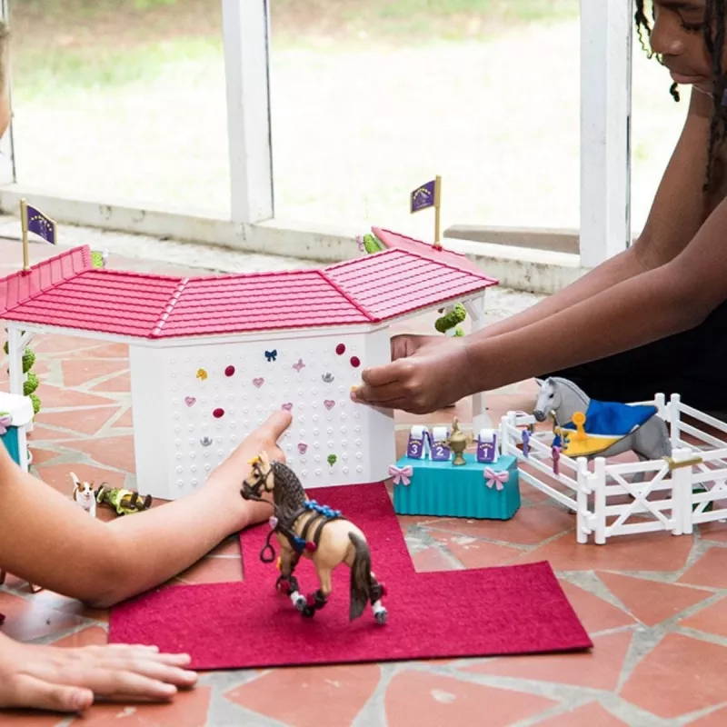 Lauku sēta Schleich HORSE CLUB Lielā zirgu izstāde