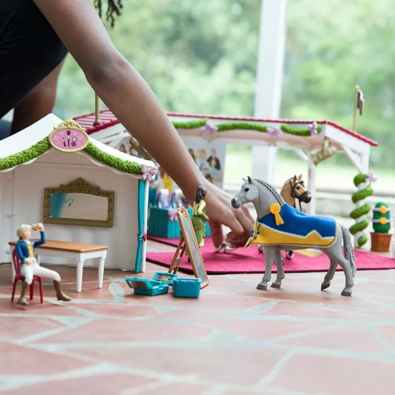 Lauku sēta Schleich HORSE CLUB Lielā zirgu izstāde