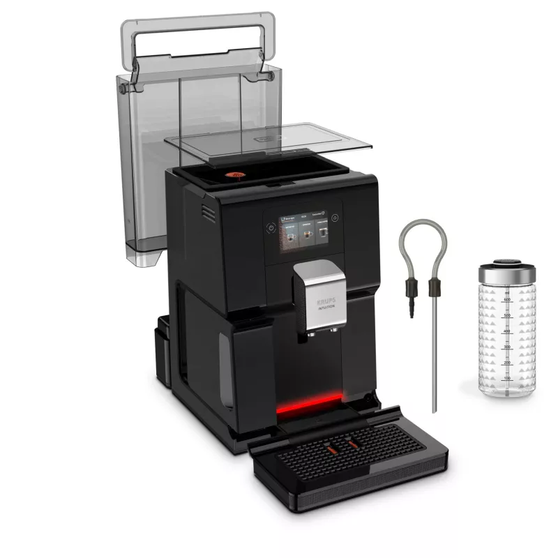 Krups Intuition Preference EA8738 pilnībā automātisks kafijas automāts, 3 l, melns