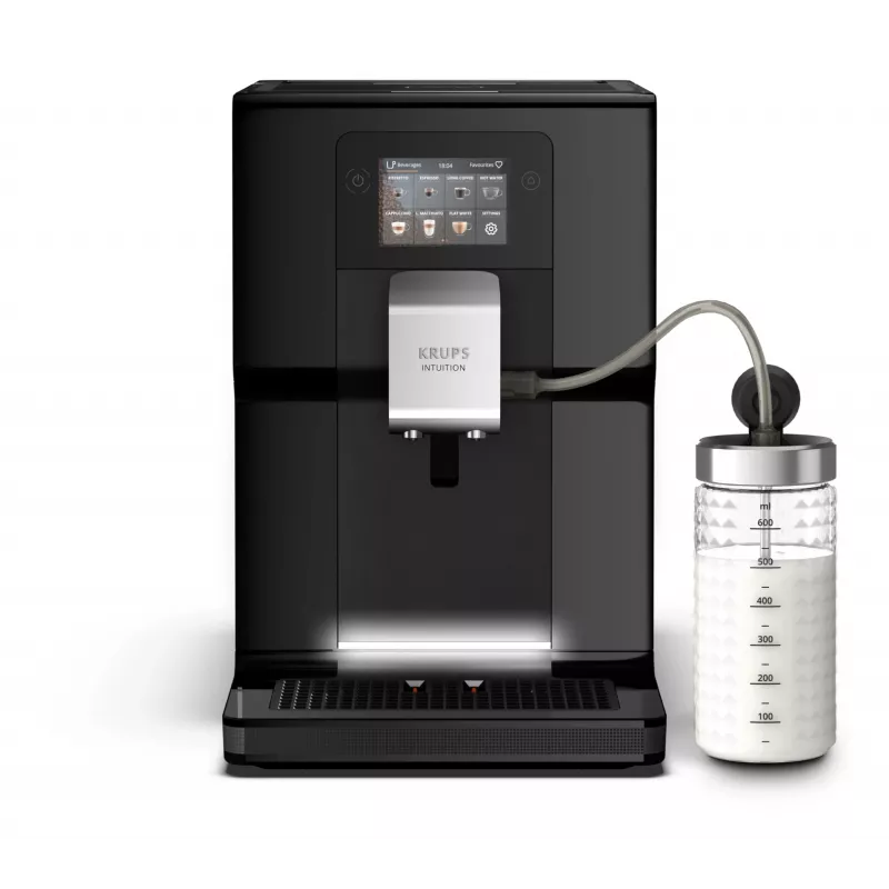 Krups Intuition Preference EA8738 pilnībā automātisks kafijas automāts, 3 l, melns