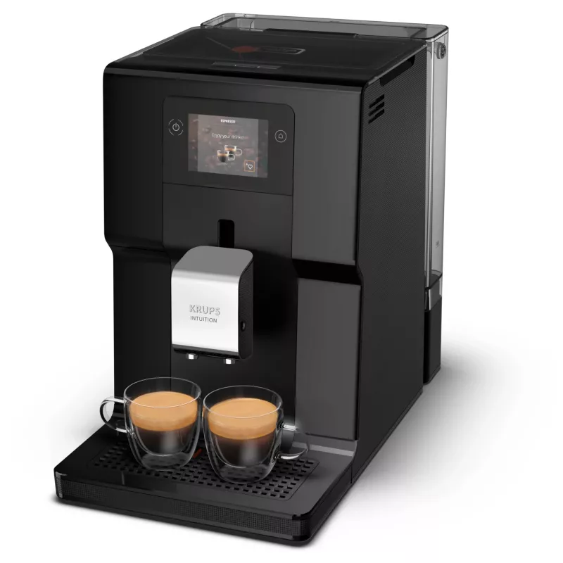 Krups Intuition Preference EA8738 pilnībā automātisks kafijas automāts, 3 l, melns