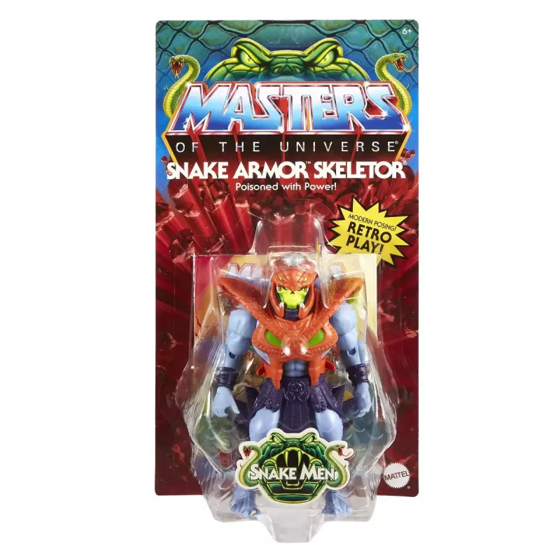 Darbības figūra Mattel Masters of the Universe Origins Snake Armor Skeletor