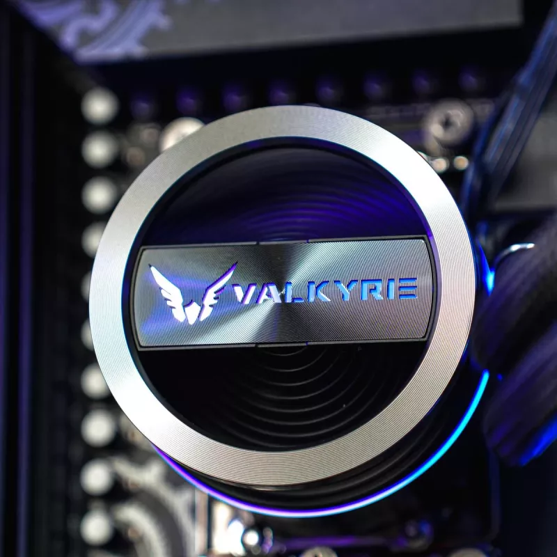 VALKYRIE daudzfunkcionāls šķidruma dzesētājs Dragonfang 360 ARGB Melns