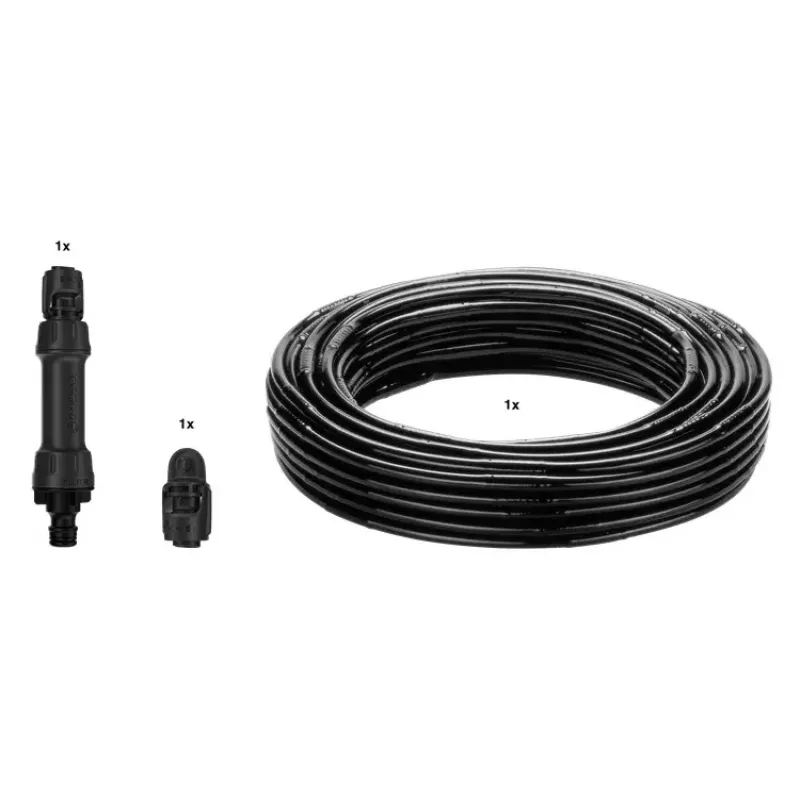 Pilienveida laistīšanas sistēma Gardena 13501-20 šļūtenes garums 50 m, melna