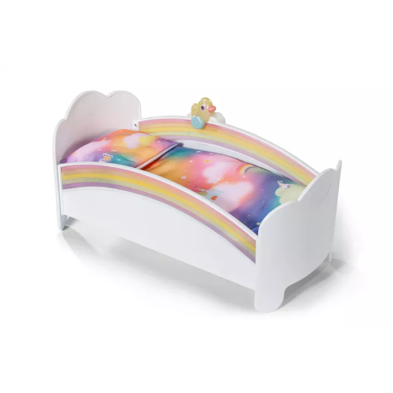 Leļļu gultiņa ZAPF creation BABY born Rainbow Bed 835999 43 cm lellēm