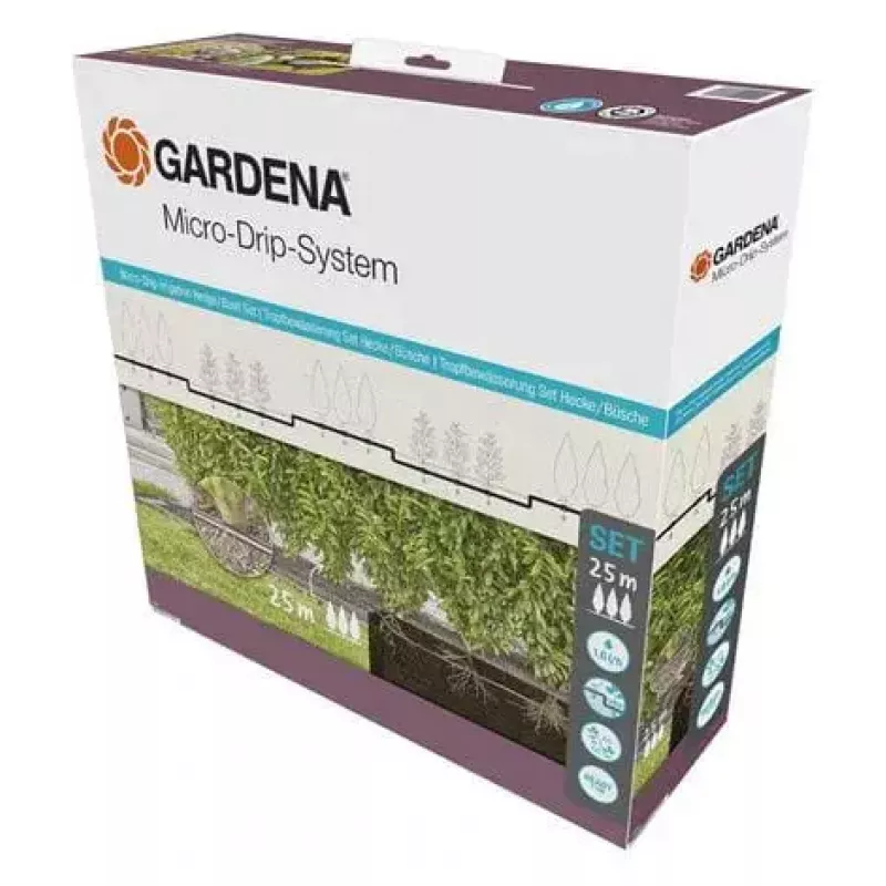 Gardena 13503-20 dārza šļūtene 25 m pazemē Melna