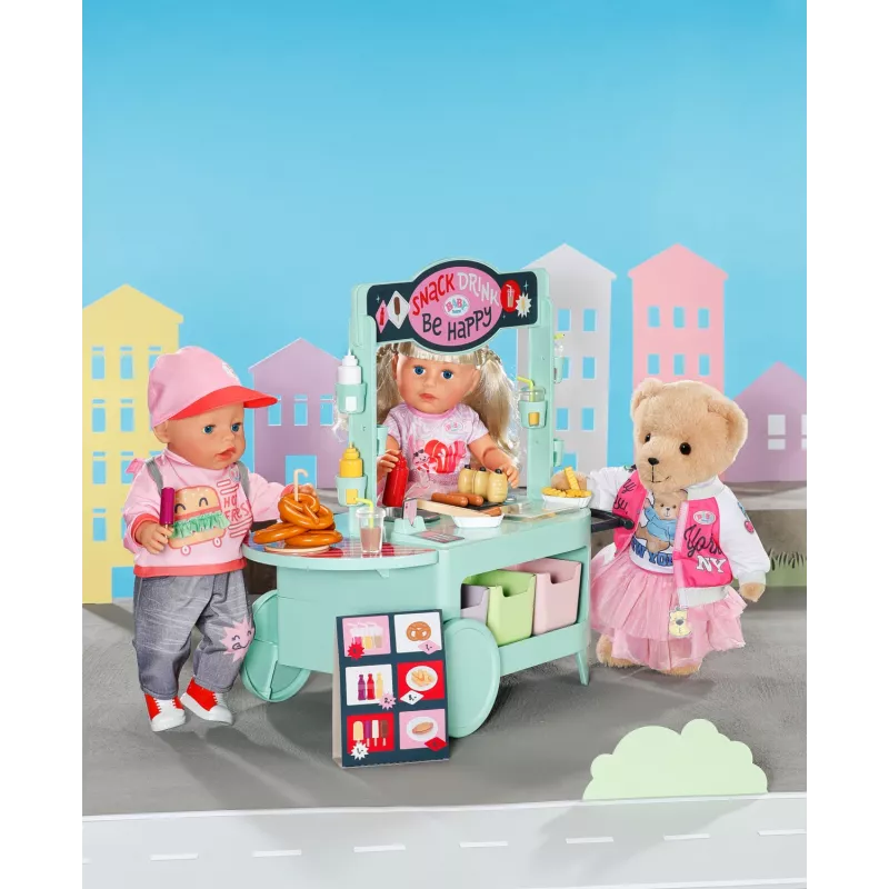 BABY born lelles aksesuāru komplekts no Zapf Creation — Snack Shop modelis 835883