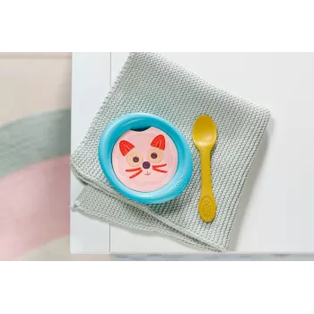 Leļļu barošanas komplekts BABY born Feeding Set vecumam no 3 gadiem — aksesuāri rotaļu barošanai