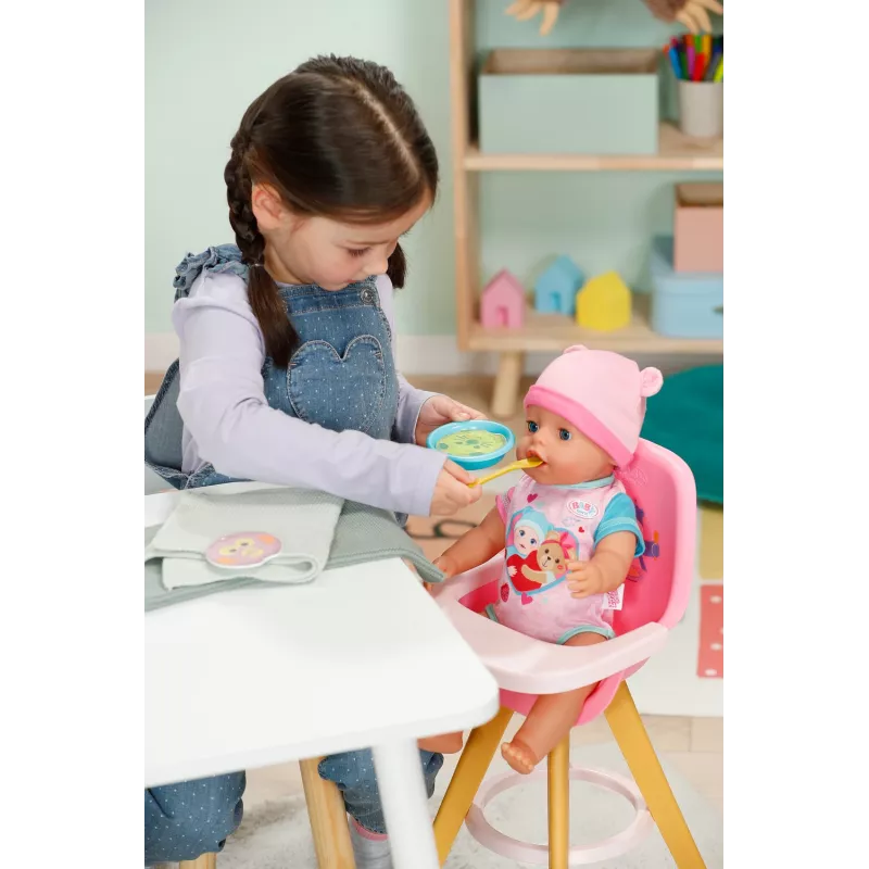 Leļļu barošanas komplekts BABY born Feeding Set vecumam no 3 gadiem — aksesuāri rotaļu barošanai