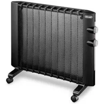 Radiatora telpas sildītājs De’Longhi HMP 1000, vizlas elements, 1000 W, melns, izmantošanai uz grīdas, telpām līdz 60 m³