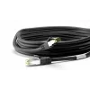 Tīkla kabelis Wentronic 66719 Cat8.1 S/FTP 0,25 m Melns