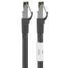Tīkla kabelis Wentronic 66719 Cat8.1 S/FTP 0,25 m Melns