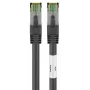 Tīkla kabelis Wentronic 66719 Cat8.1 S/FTP 0,25 m Melns