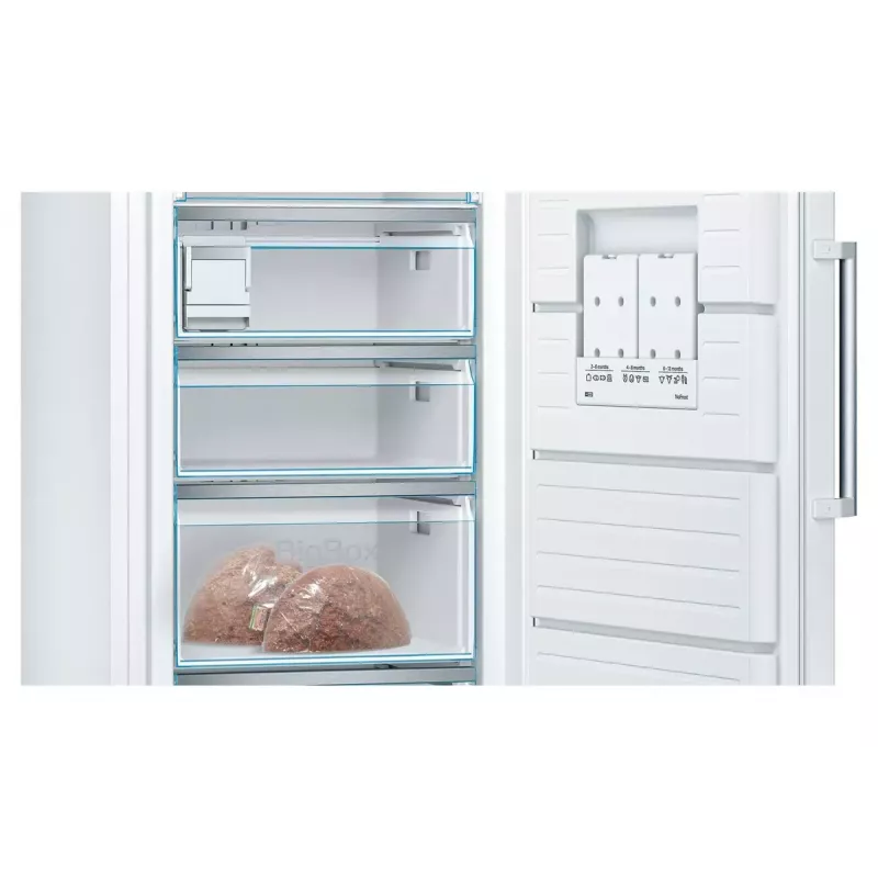 Bosch Serie 6 GSN58AWDV saldētava Vertikālā saldētava Brīvi stāvoša 366 L Balta