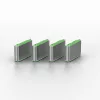 Porta bloķētāja atslēga Lindy USB Type C Port Blocker Key Pack of 4 zaļa