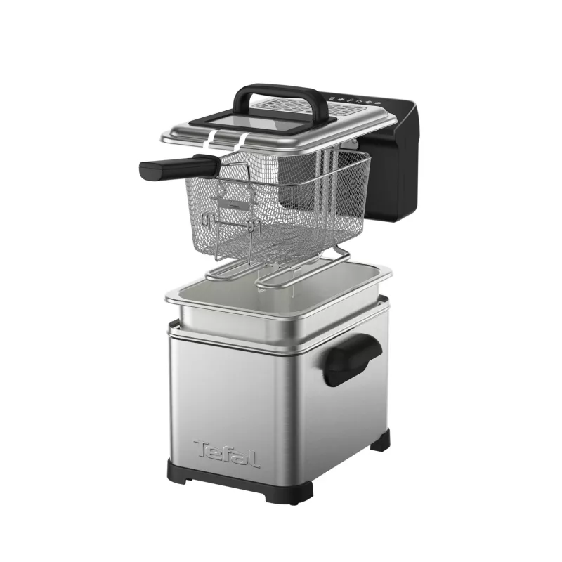Tefal Family Pro FR507D Single 4 L brīvi stāvoša 2400 W fritieris Nerūsējošais tērauds