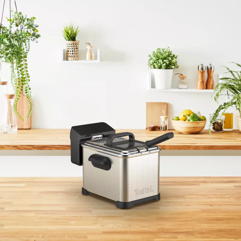 Tefal Family Pro FR507D Single 4 L brīvi stāvoša 2400 W fritieris Nerūsējošais tērauds