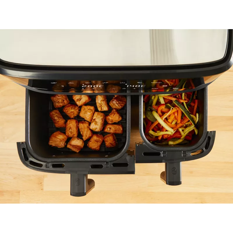 Tefal Dual Easy Fry & Grill EY905B Double 8.3 L stacionārā 2700 W karstā gaisa fritiere pelēka