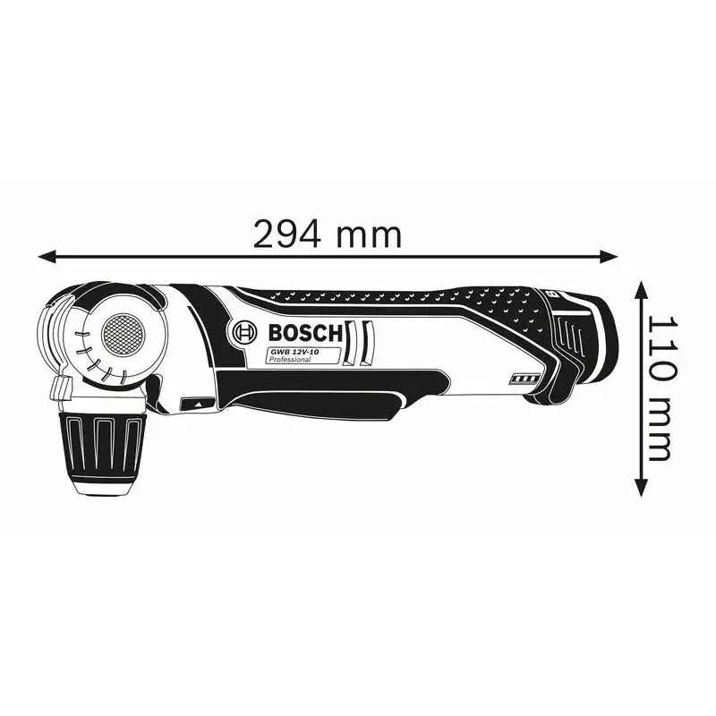 Bosch 0 601 390 908 elektriskais skrūvgriezis/triecienskrūvgriezis 1300 RPM melns, zils