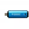 Kingston Technology IronKey 64GB USB-C Vault Privacy 50C AES-256 šifrēts, FIPS 197