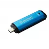 Kingston Technology IronKey 128 GB USB-C Vault Privacy 50C AES-256 šifrēšana, FIPS 197