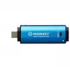 Kingston Technology IronKey 128 GB USB-C Vault Privacy 50C AES-256 šifrēšana, FIPS 197