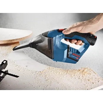 Bosch GAS 12V Professional rokas putekļsūcējs Melns, Zils, Sarkans Bezputekļu maisa